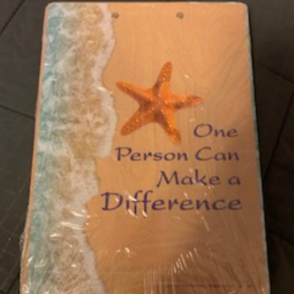 Plastic Clipboard A4 Letter Size, Starfish Seashell Beach - Picture 4 of 7